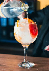 cocktail in the bar