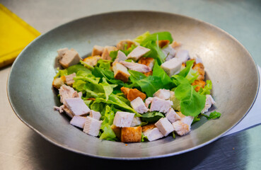 salad with vegetables