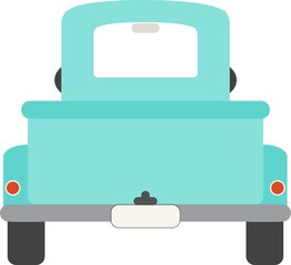 Spring Farmhouse Truck with flowers