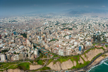 Central Downtown Commercial and Financial Districts Capital City Lima Peru