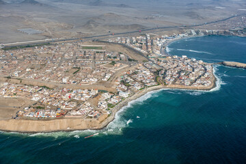 Naklejka premium Seaside Resorts and Beaches Capital City Lima Peru