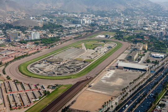Hipodromo de Monterrico Horse Racing Capital City Lima Peru