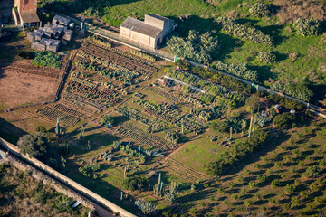 Farming in Palmero Sicily Italy