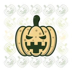 Pumpkin icon logo design vector templates