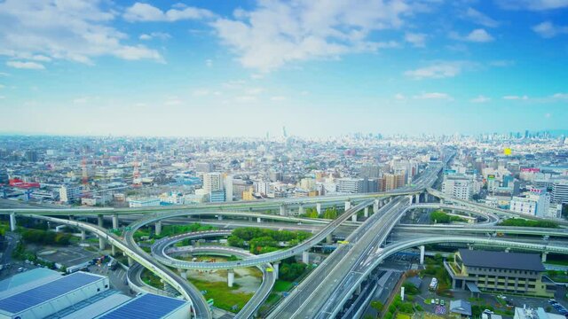 大阪タイムラプス　ハイウエイ