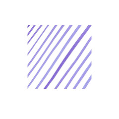 Watercolor abstract background in the form of simple diagonal lines in purple or blue. Suitable for prints, design of various typography, as an element of decoration