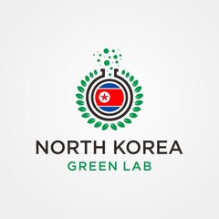 North Korea Green Lab Logo Vector