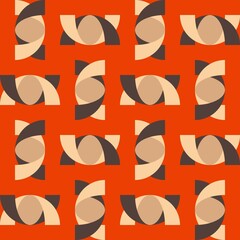 Eenvoudig abstract naadloos patroon - accent voor alle oppervlakken.