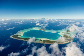 Fototapeta na wymiar Tetiaroa Atoll Tropical Islands of French Polynesia