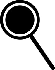 Search icon vector illustration. Magnifying glass with plus and minus sign..eps