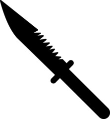knife icon. knife vector design. sign design..eps