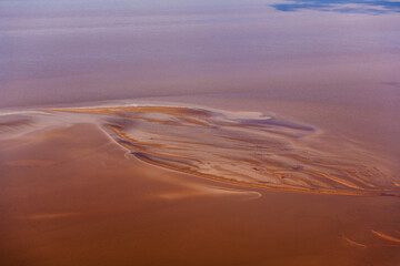 Abstract Tidal Sand Patterns Guyana