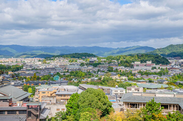 Obraz premium 京都の都市風景 左京区