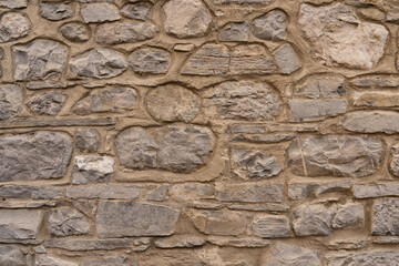 Stone wall structure of an old house