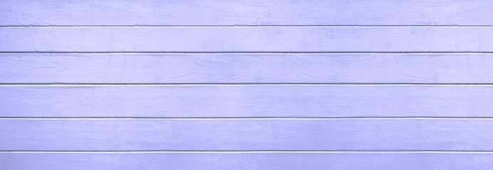 Trendy very peri color of the year 2022, light purple blue wooden banner background