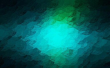 Light Blue, Green vector background with abstract polygonals.