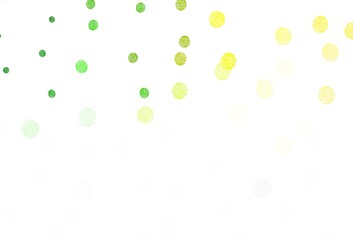 Light Green, Red vector layout with circle shapes.