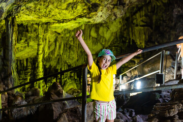 Dikteo Andro Cave also known as birth place of Zeus in Crete, Greece.