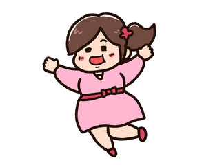 オシャレな太った女性