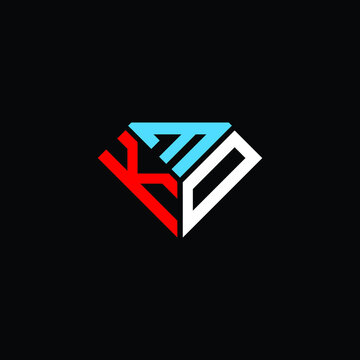 KMD letter logo creative design. KMD unique design