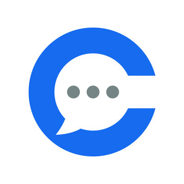 C Chat Logo can be used for company, icon,  etc