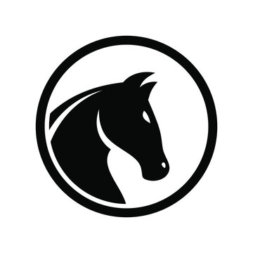 Horse Head Logo can be use for icon, sign, logo and etc