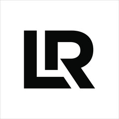 LR letter logo can be used for symbol, icon, sign, and others.
