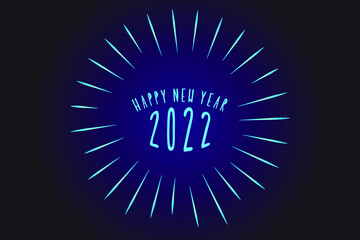 Happy new year 2 022background