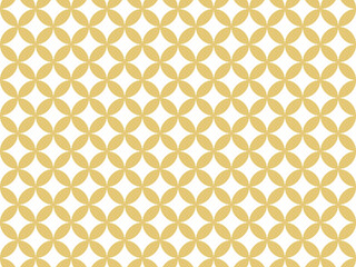 七宝繋ぎ　シームレスな和柄の背景のベクターイラスト