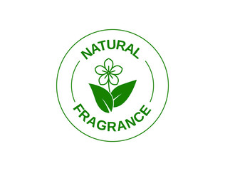 natural fragrance with flower icon vector illustration 