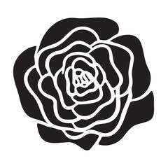 Rose vector icon
