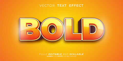 Bold editable 3d text effect decoration background