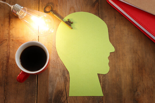 unlock your potential concept. idea of finding the right key for improvment