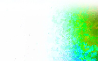 Fototapeta na wymiar Light Blue, Green vector background with rectangles.