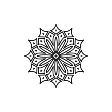 Floral Pattern Mandala Logo design inspiration