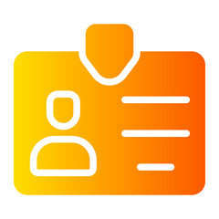 identity card gradient icon © Nur Achmadi Yusuf