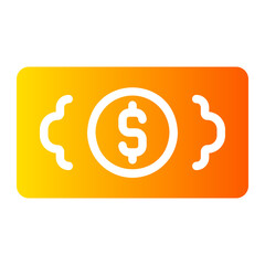 money gradient icon