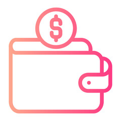 wallet gradient icon