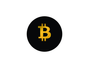 gold bitcoin  icon 
