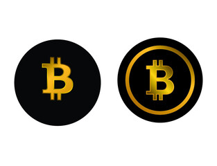 gold bitcoin logo 