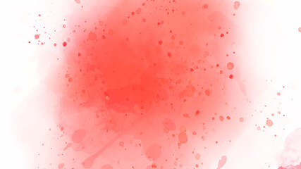 Fototapeta premium red paint background and abstract design watercolor picture painting illustration background.