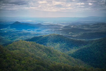 view of the mountains