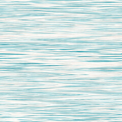 Space dyed coastal marl stripe texture background. Seamless jersey fabric effect repeatable swatch. Coastal marine summer style. 