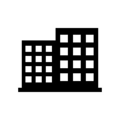 Office buildings sign icon