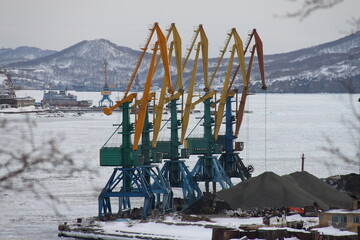 Fishing and trading port in Petropavlovsk-Kamchatsky