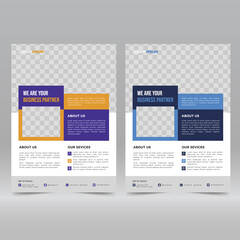 Corporate Poster, Flyer Design Template