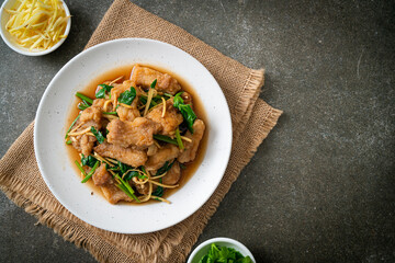 Stir Fried Fish with Chinese Celery