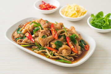 Stir Fried Fish with Chinese Celery
