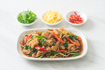 Stir Fried Fish with Chinese Celery