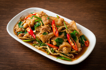 Stir Fried Fish with Chinese Celery